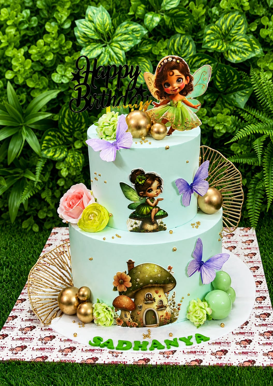 Pastel Teddy Hot Air Balloon Birthday Cake